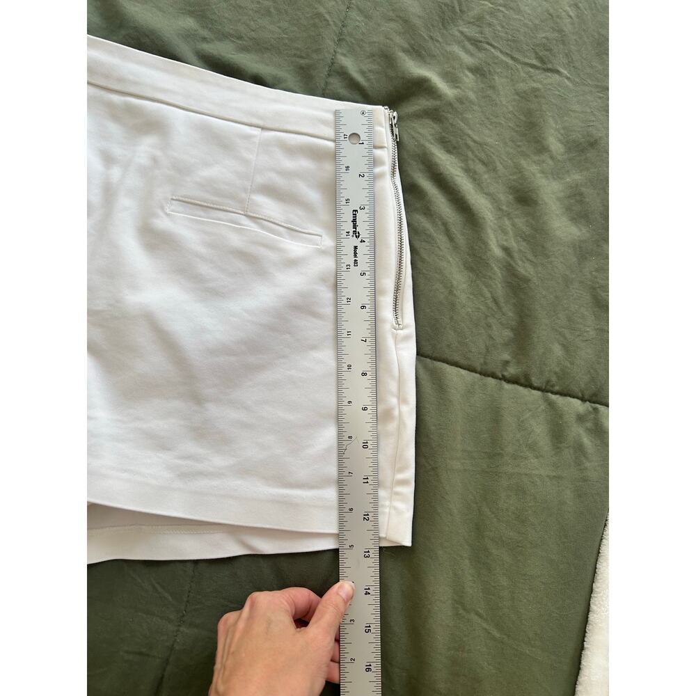 English Factory White Skort Women's Small Side Zip European Summer XC Fast Ship - Picture 5 of 8
